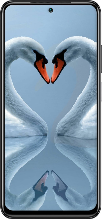 Силиконовый чехол Лебеди для Xiaomi Redmi Note 10 - 6007u-2277 изображение 