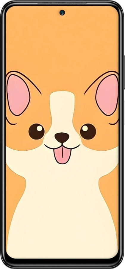 Силиконовый чехол Милый пес для Xiaomi Redmi Note 10 - 6296u-2277 изображение 