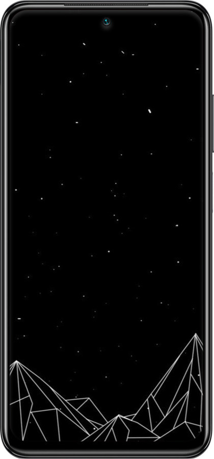 Силиконовый чехол Черно белые абстрактные горы для Xiaomi Redmi Note 10 - 6437u-2277 изображение 
