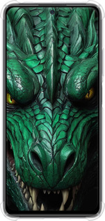 Силіконовий протиударний с посиленими кутами чехол Зелений дракон v2 для Xiaomi Redmi Note 11 Pro - 5817sp-2512 изображение 