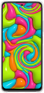 Силикон с усиленными углами чехол Y2K Jelly Dream для Xiaomi Redmi Note 12 Pro - 6780sp-3019 изображение 