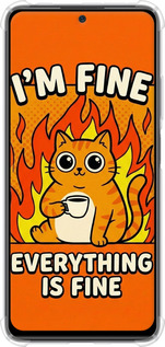 Силіконовий протиударний с посиленими кутами чехол Funny Cat для Xiaomi Redmi Note 11 Pro - 6786sp-2512 изображение 