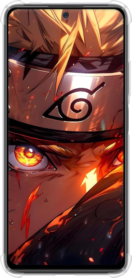 Силіконовий протиударний с посиленими кутами чехол Наруто для Xiaomi Redmi Note 11 Pro - 6277sp-2512 изображение 