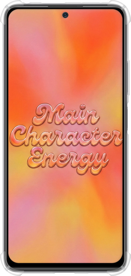 Силіконовий протиударний с посиленими кутами чехол Aura Gradient Main Character Energy Aesthetic Y2K для Xiaomi Redmi Note 12 Pro - 6783sp-3019 изображение 