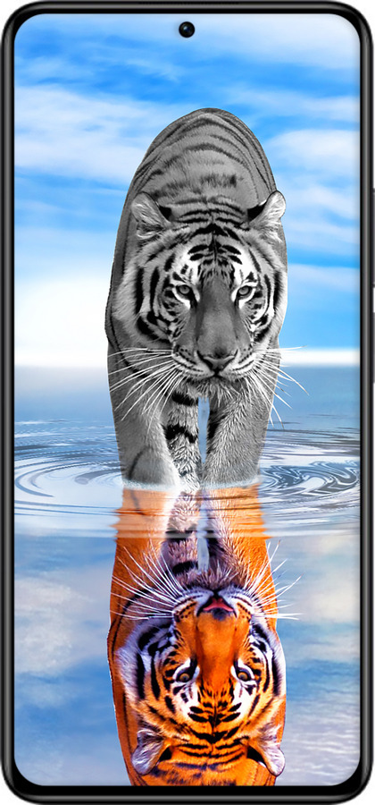 Силиконовый чехол Тигр для Xiaomi Redmi Note 11 Pro - 6016u-2512 изображение 