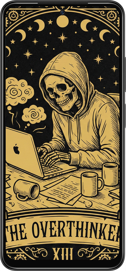 TPU чехол The Overthinker для Xiaomi Redmi Note 11 - 6774b-2516 изображение 