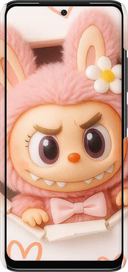 3D пластиковый матовый чехол Лабубу 2 для Xiaomi Redmi Note 11S 4G - 6710m-3936 изображение 