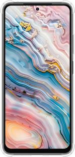 Силикон с усиленными углами чехол Мрамор красивый для Xiaomi Redmi Note 11 - 6376sp-2516 изображение 