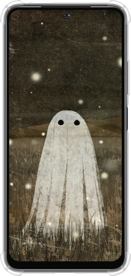 Силикон с усиленными углами чехол Привидение и светлячки для Xiaomi Redmi Note 11 - 6406sp-2516 изображение 