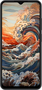 Силіконовий чехол Арт хвилі для Xiaomi Redmi Note 11E - 6324u-2634 изображение 