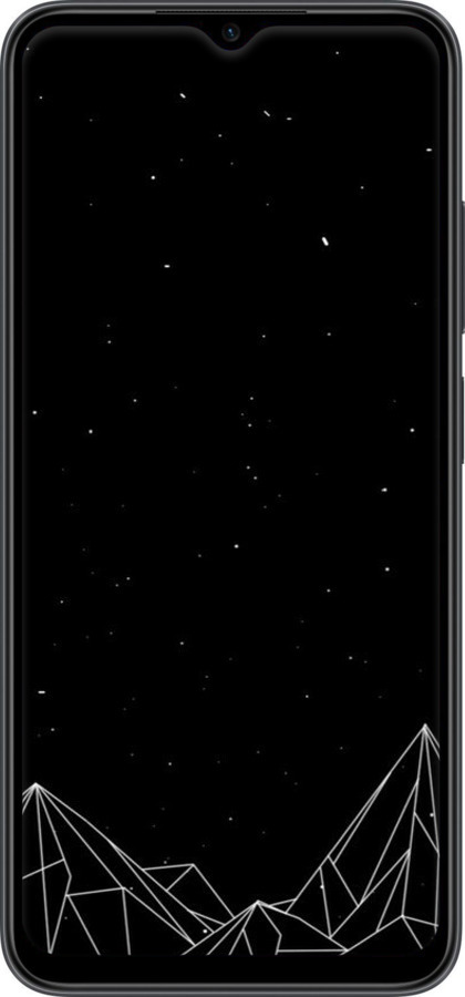 Силиконовый чехол Черно белые абстрактные горы для Xiaomi Redmi 10 5G - 6437u-3864 изображение 