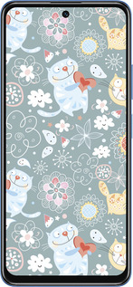 TPU чехол Котята v3 для Xiaomi Redmi Note 11T 5G - 1223b-3850 изображение 