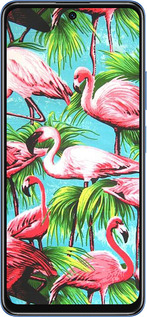 TPU чехол Tropical background для Xiaomi Redmi Note 11T 5G - 4016b-3850 изображение 