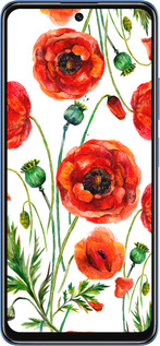 TPU чехол Намальовані маки для Xiaomi Redmi Note 11S 5G - 4278b-2890 изображение 
