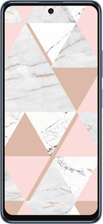 TPU чехол Мраморная симметрия для Xiaomi Redmi Note 11T 5G - 4344b-3850 изображение 