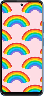 TPU чехол Rainbows для Xiaomi Redmi Note 11T 5G - 4478b-3850 изображение 