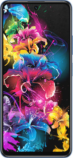 TPU чехол Абстрактні квіти для Xiaomi Poco M4 Pro 5G - 511b-3851 изображение 