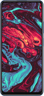 TPU чехол Синя червона абстакція для Xiaomi Redmi Note 11 5G - 5339b-3849 изображение 