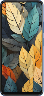 TPU чехол Кольорове листя для Xiaomi Redmi Note 11 5G - 5644b-3849 изображение 