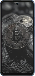 TPU чехол Black Bitcoin для Xiaomi Redmi Note 11S 5G - 6090b-2890 изображение 