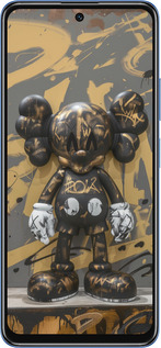 TPU чехол Bronze kaws для Xiaomi Redmi Note 11 5G - 6097b-3849 изображение 