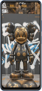TPU чехол Bronze kaws v3 для Xiaomi Redmi Note 11 5G - 6099b-3849 изображение 
