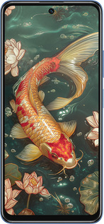TPU чехол Мелодия Лотоса для Xiaomi Redmi Note 11S 5G - 6106b-2890 изображение 