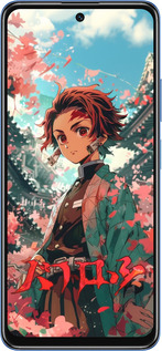 TPU чехол Tanjiro Kamado для Xiaomi Redmi Note 11 5G - 6132b-3849 изображение 
