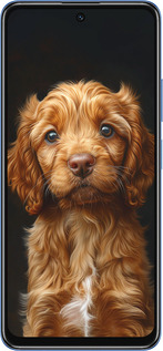 TPU чехол Cocker spaniel на чорному фоні для Xiaomi Redmi Note 11 5G - 6137b-3849 изображение 