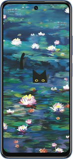 TPU чехол с изображением водяных лилий и кошек для Xiaomi Redmi Note 11 5G - 6257b-3849 изображение 