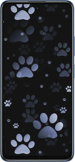 TPU чехол З синіми відбитками лап для Xiaomi Redmi Note 11 5G - 6441b-3849 изображение 