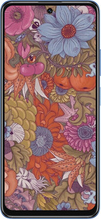 TPU чехол Абстрактные цветы для Xiaomi Redmi Note 11 5G - 6526b-3849 изображение 
