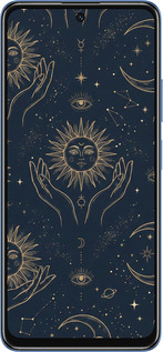 TPU чехол Celestial Harmony: Sun & Moon Gold Mystic Pattern для Xiaomi Redmi Note 11 5G - 6778b-3849 изображение 