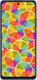 TPU чехол Разноцветные дольки лимона для Xiaomi Poco M4 Pro 5G - 861b-3851 изображение 