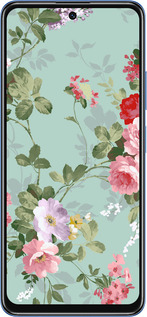 TPU чехол Квіткові шпалери 2 для Xiaomi Poco M4 Pro 5G - 862b-3851 изображение 