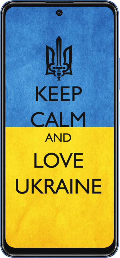 TPU чехол Keep calm and love Ukraine v2 для Xiaomi Redmi Note 11S 5G - 1114b-2890 изображение 