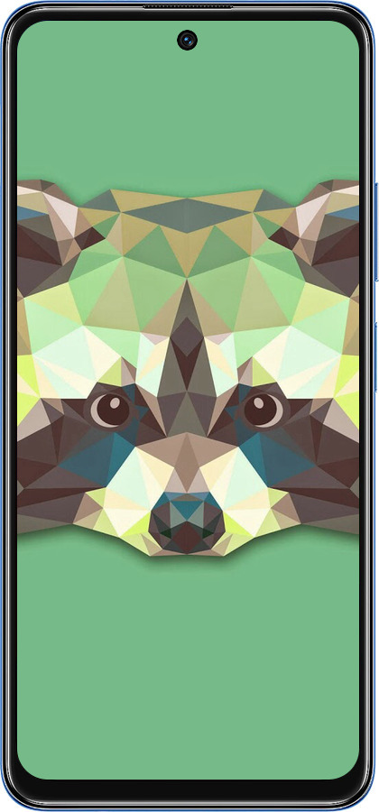 TPU чехол Енот для Xiaomi Poco M4 Pro 5G - 1217b-3851 изображение 