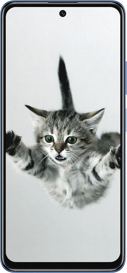 TPU чехол Летящий котёнок для Xiaomi Redmi Note 11S 5G - 2322b-2890 изображение 