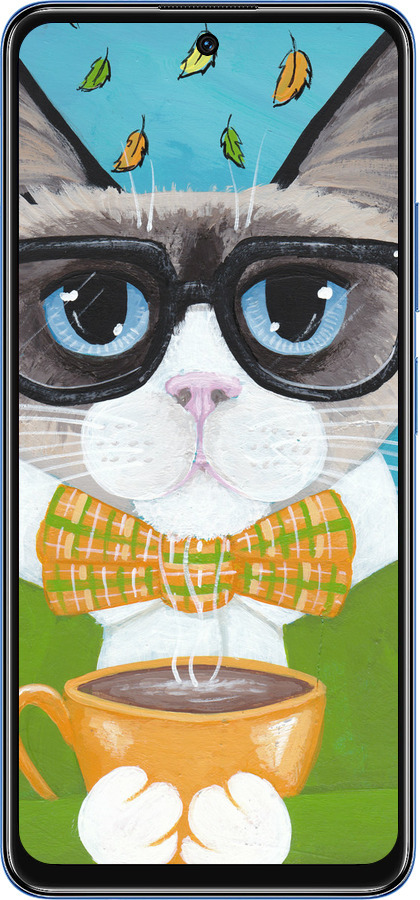 TPU чехол Cat&Coffee для Xiaomi Redmi Note 11S 5G - 4053b-2890 изображение 