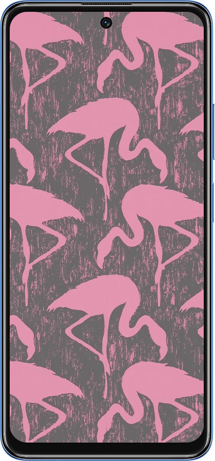 TPU чехол Vintage-Flamingos для Xiaomi Redmi Note 11S 5G - 4171b-2890 изображение 