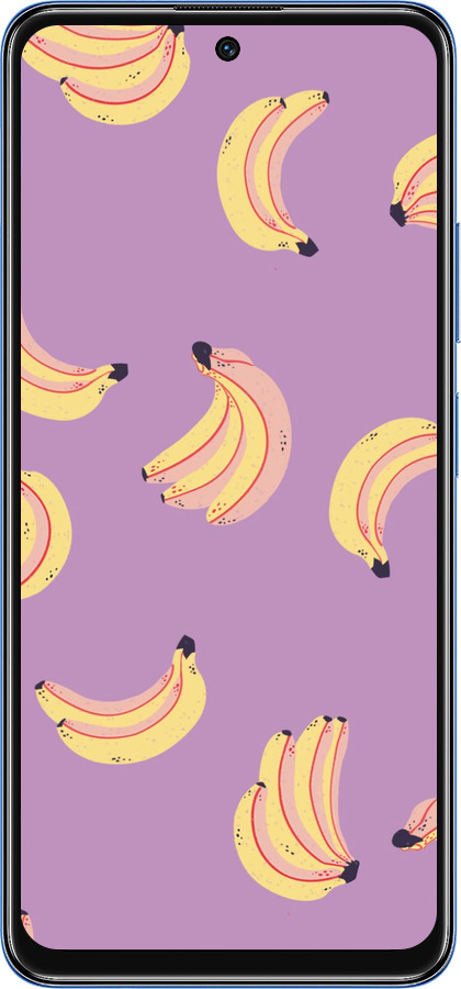 TPU чехол Банани для Xiaomi Redmi Note 11 5G - 4312b-3849 изображение 