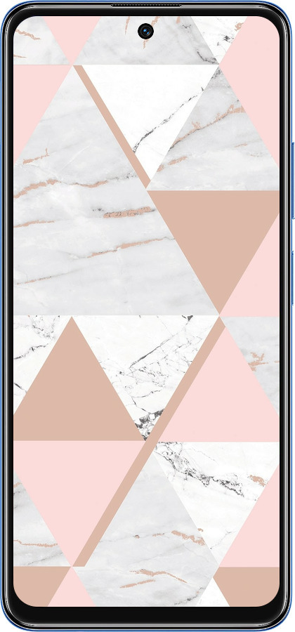 TPU чехол Мраморная симметрия для Xiaomi Redmi Note 11T 5G - 4344b-3850 изображение 