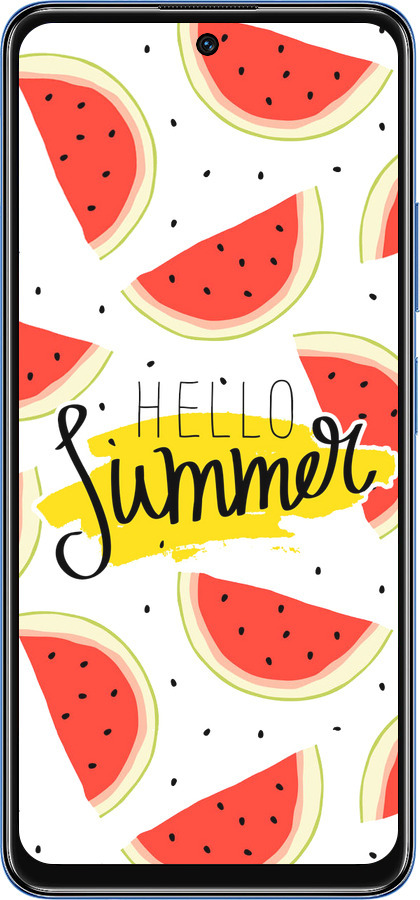 TPU чехол Hello Summer для Xiaomi Redmi Note 11T 5G - 4356b-3850 изображение 