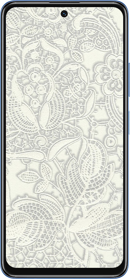 TPU чехол Белое кружево для Xiaomi Redmi Note 11T 5G - 4383b-3850 изображение 
