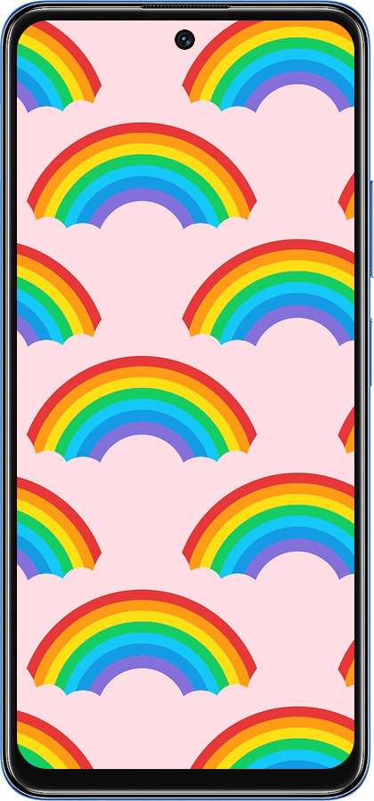 TPU чехол Rainbows для Xiaomi Redmi Note 11T 5G - 4478b-3850 изображение 