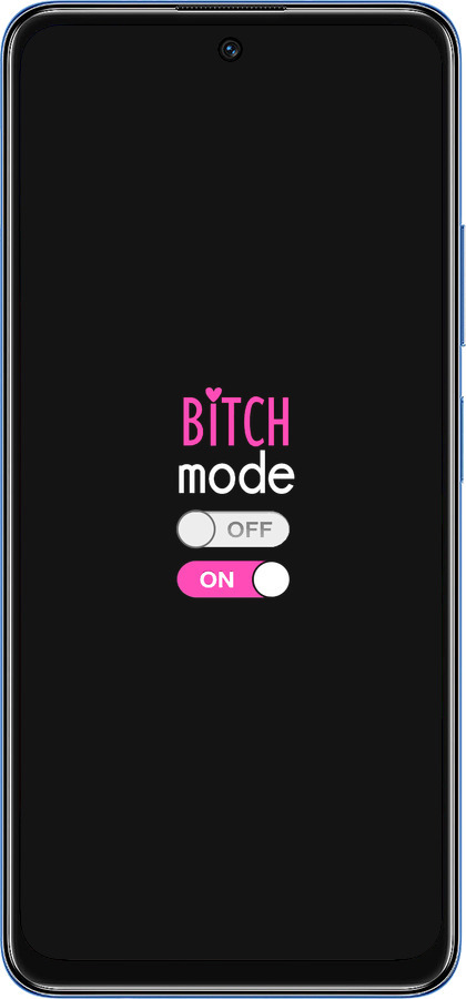 TPU чехол Bitch mode для Xiaomi Redmi Note 11S 5G - 4548b-2890 изображение 