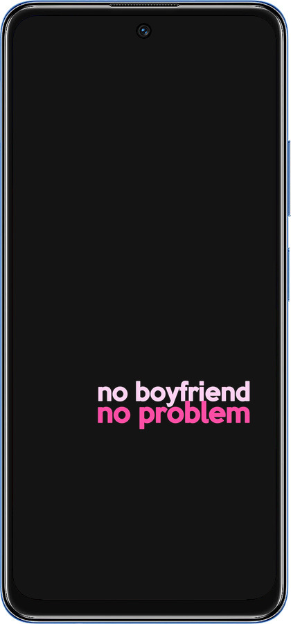 TPU чехол no boyfriend no problem для Xiaomi Redmi Note 11S 5G - 4549b-2890 изображение 