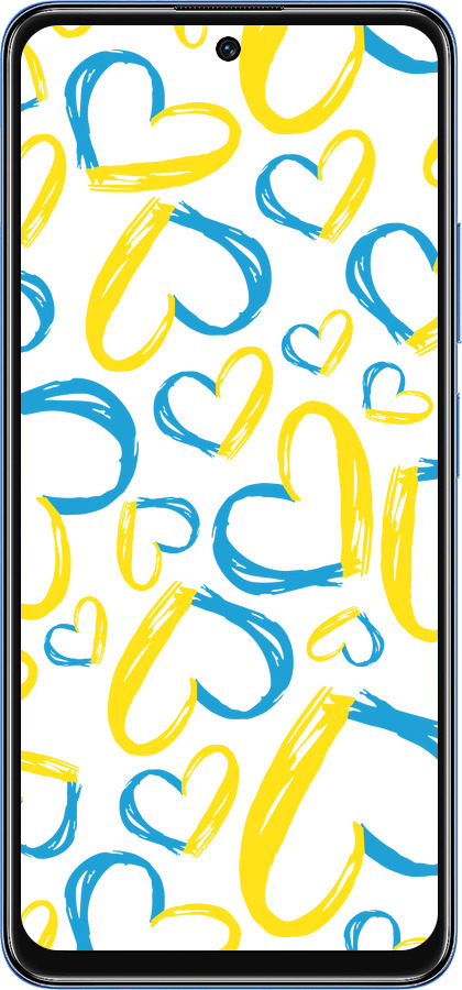 TPU чехол Сердца UA для Xiaomi Redmi Note 11S 5G - 5292b-2890 изображение 