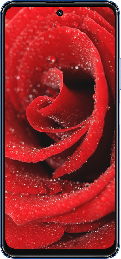 TPU чехол Красная роза для Xiaomi Poco M4 Pro 5G - 529b-3851 изображение 