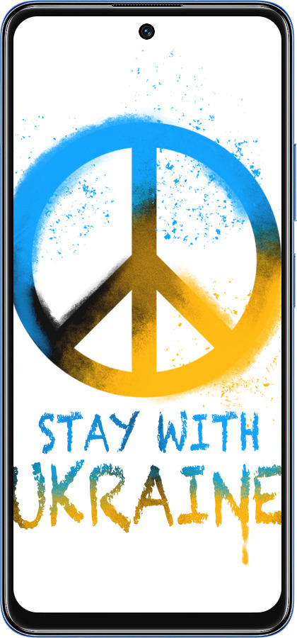 TPU чехол Stay with Ukraine v2 для Xiaomi Redmi Note 11 5G - 5310b-3849 изображение 